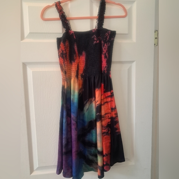 Dresses & Skirts - Colorful Tie-Dye Womens Smock Dress